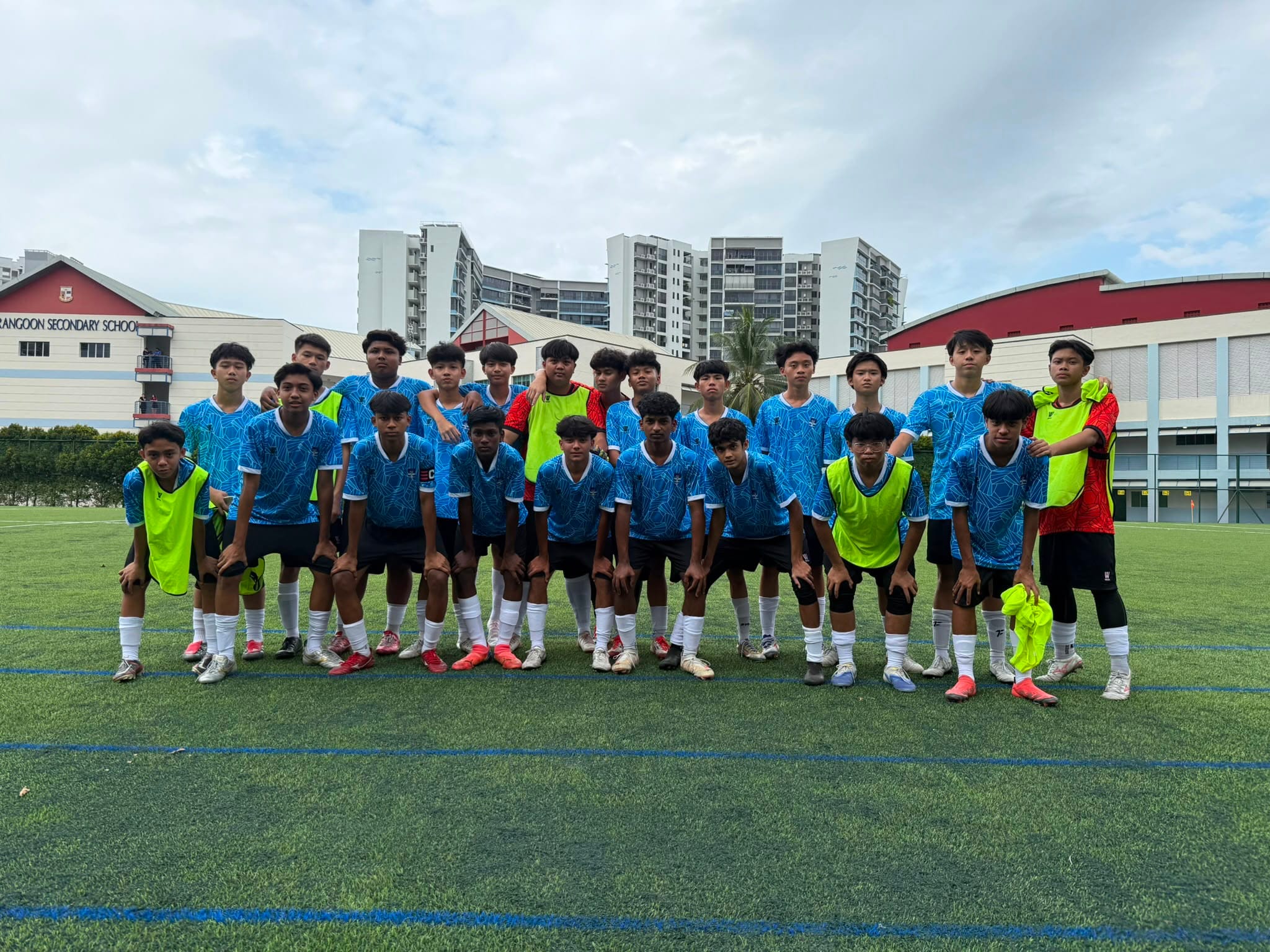 SGS Team B poses for a team photo before a NSG match.
